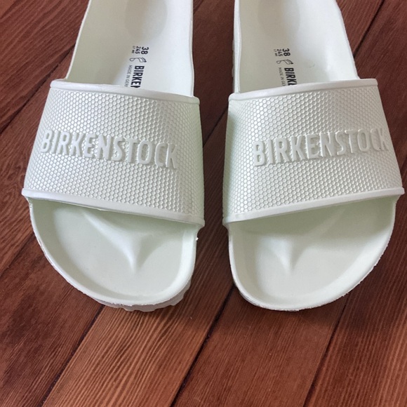 Birkenstock White Slide Sandals - Picture 3 of 3